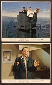 6v073 ASSAULT ON A QUEEN 11 color 8x10 stills '66 Frank Sinatra & sexy Virna Lisi on the Queen Mary!