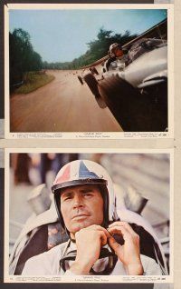 6v121 GRAND PRIX 8 color Eng/US 8x10 stills '67 Formula One race car driver James Garner!
