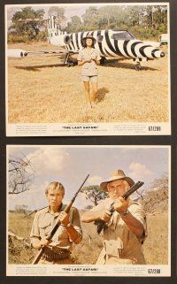 6v187 LAST SAFARI 6 color 8x10 stills '67 Stewart Granger hunting in Africa!