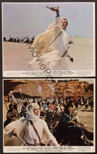 6v286 LAWRENCE OF ARABIA 3 color 8x10 stills R71 David Lean classic starring Peter O'Toole!