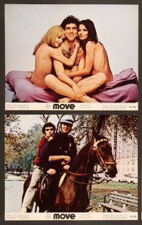 6v132 MOVE 8 color 8x10 stills '70 Elliott Gould, Paula Prentiss, Genevieve Waite, sexy images!