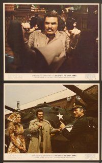 6v199 SHAMUS 6 color 8x10 stills '73 private detective Burt Reynolds is a pro that never misses!