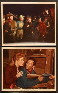 6v201 STRANGE LADY IN TOWN 6 color 8x10 stills '55 Greer Garson, Dana Andrews, Cameron Mitchell