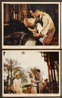 6v204 VALLEY OF THE KINGS 6 color 8x10 stills '54 Robert Taylor & Eleanor Parker, filmed in Egypt!
