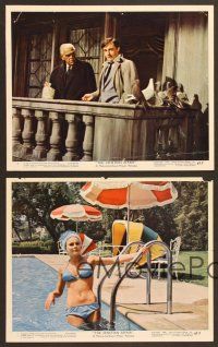 6v282 VENETIAN AFFAIR 4 color Eng/US 8x10 stills '67 spies Robert Vaughn & sexy Elke Sommer!
