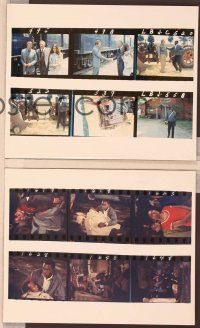 6v278 LIBERATION OF L.B. JONES 4 color English 8x10 contact sheets '70 Anthony Zerbe, Falana, Wyler
