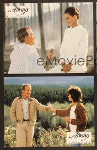 6v041 ALWAYS 12 French LCs '89 Steven Spielberg, Richard Dreyfuss, John Goodman, Holly Hunter