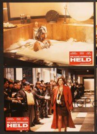 6v052 HERO 14 German LCs '92 Dustin Hoffman, Geena Davis, Andy Garcia, Joan Cusack