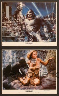 6v237 KING KONG 5 8x10 mini LCs '76 Jessica Lange, great John Berkey art!