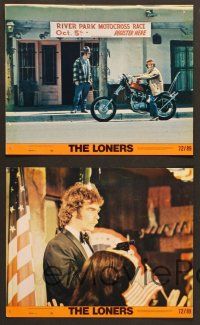 6v243 LONERS 5 8x10 mini LCs '72 motorcycle biker Dean Stockwell, Patricia Stich!
