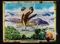 6w138 VALLEY OBSCURED BY CLOUDS advance 30x40 '72 Barbet Schroeder's La Vallee, music by Pink Floyd
