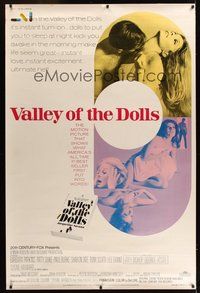 6w211 VALLEY OF THE DOLLS style A 40x60 '67 sexy Sharon Tate, from Jacqueline Susann's erotic novel