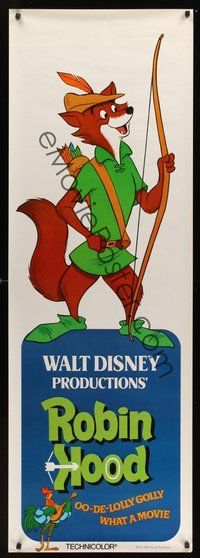 6w005 ROBIN HOOD 4 door panels '73 Walt Disney's cartoon version, the way it REALLY happened!