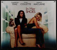 6w085 IN HER SHOES vinyl banner '05 image of Cameron Diaz & Toni Collette!