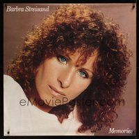 6w028 BARBRA STREISAND MEMORIES special 36x36 '80 great portrait image from album cover!