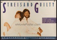 6w047 STREISAND GUILTY special 33x47 '80 photo of Barbra Streisand & Barry Gibb!