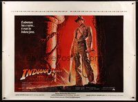 6w012 INDIANA JONES & THE TEMPLE OF DOOM printer's test subway poster '84 art of Ford by Wolfe!