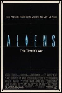 6x128 ALIENS 1sh '86 James Cameron, there are some places in the universe you don't go alone!