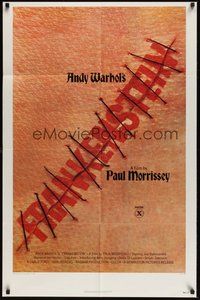 6x132 ANDY WARHOL'S FRANKENSTEIN Bryanston 1sh '74 Joe Dallessandro, directed by Paul Morrissey!