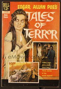 6x712 TALES OF TERROR comic book '62 huge close up of creepy zombie girl + Price & Lorre!