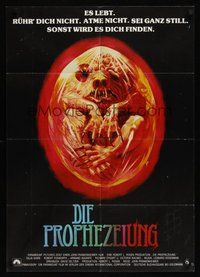 6x651 PROPHECY German '79 John Frankenheimer, art of monster in embryo by Paul Lehr!