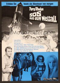 6x685 MISSION STARDUST German pressbook '67 Italian sci-fi film that staggers the imagination!
