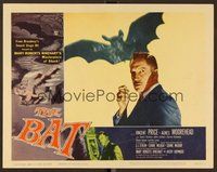 6x377 BAT LC #3 '59 best image of smoking Vincent Price & giant bat flying overhead!