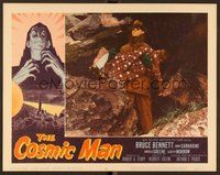 6x389 COSMIC MAN LC #6 '59 c/u of the wacky creature from space holding boy in front of cave!