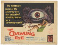 6x322 CRAWLING EYE TC '58 classic artwork of the slithering eyeball monster with victim!