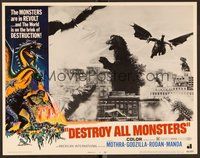 6x401 DESTROY ALL MONSTERS LC #4 '69 Godzilla, Ghidorah, Anguirus & Rodan in huge brawl!