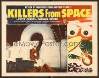 6x439 KILLERS FROM SPACE LC #3 '54 Peter Graves inside the bulb-eyed aliens' space ship!