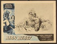 6x443 MAN BEAST LC #6 '56 best close up of the bestial sub-human Yeti monster!