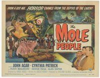 6x352 MOLE PEOPLE TC '56 from a lost age... horror crawls from the depths of the Earth!