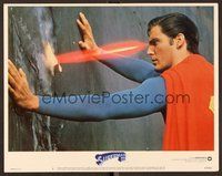 6x474 SUPERMAN III LC #1 '83 special fx c/u of Christopher Reeve shooting heat rays from his eyes!