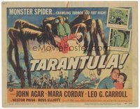 6x361 TARANTULA TC '55 Jack Arnold, great art of town running from 100 foot high spider monster!