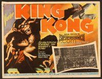 6x111 KING KONG Mexican LC R50s different art of giant ape holding Fay Wray & grabbing airplane!