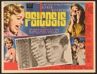 6x113 PSYCHO 2 Mexican LCs R60s Janet Leigh stealing money & with John Gavin, Alfred Hitchcock