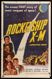 6x266 ROCKETSHIP X-M 1sh '50 Lloyd Bridges in the screen's FIRST story of man's conquest of space!