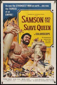 6x268 SAMSON & THE SLAVE QUEEN 1sh '64 Umberto Lenzi's Zorro contro Maciste, art of Ciani!