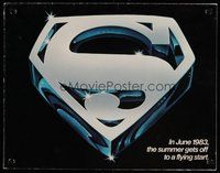 6x748 SUPERMAN III 2-sided advance special '83 folds out with three cool different images!