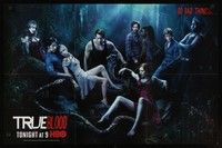 6x749 TRUE BLOOD 2-sided video special poster '10 Alan Ball's HBO hit vampire series!