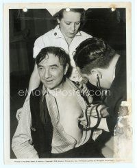 6x579 BLACK FRIDAY candid 8x10 still '40 Bela Lugosi having his heart checked after suffocating!