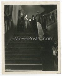 6x571 LONDON AFTER MIDNIGHT 8x10 still '27 incredible image of vampire-like Lon Chaney on stairs!
