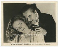 6x602 RETURN OF THE VAMPIRE 8x10 still '44 close up of creepy Bela Lugosi about to feed on girl!