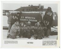 6x608 THING 8x10 still '82 John Carpenter, great portrait of Kurt Russell & expedition team!