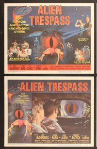 6x491 ALIEN TRESPASS 8 LCs '09 creepying, crawling nightmare of terror, can mankind be saved!