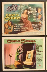 6x497 CULT OF THE COBRA 8 LCs '55 beauty Faith Domergue changed to a thing of TERROR!