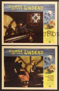 6x550 CURSE OF THE UNDEAD 3 LCs '59 images of top stars by creepy coffins, includes two #6 cards!