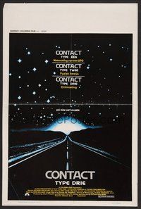 6y341 CLOSE ENCOUNTERS OF THE THIRD KIND Belgian '77 Steven Spielberg sci-fi classic!