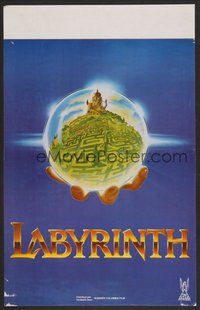 6y397 LABYRINTH teaser Belgian '86 Jim Henson, David Bowie & Jennifer Connelly!